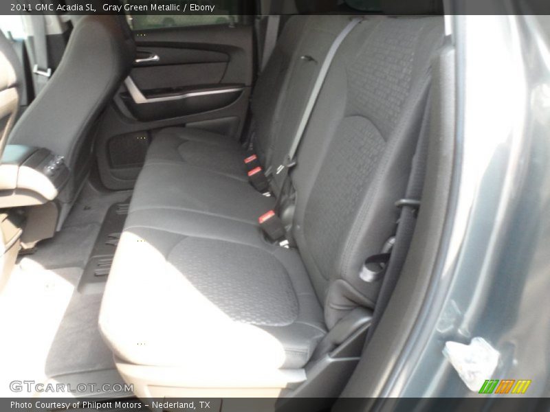 Gray Green Metallic / Ebony 2011 GMC Acadia SL
