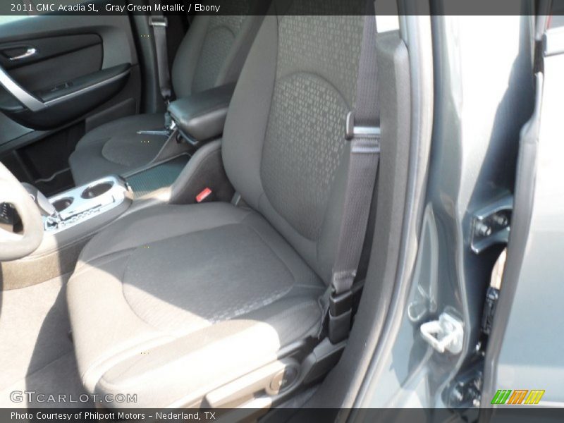 Gray Green Metallic / Ebony 2011 GMC Acadia SL