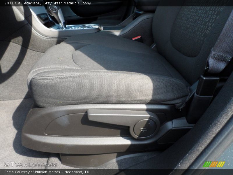 Gray Green Metallic / Ebony 2011 GMC Acadia SL