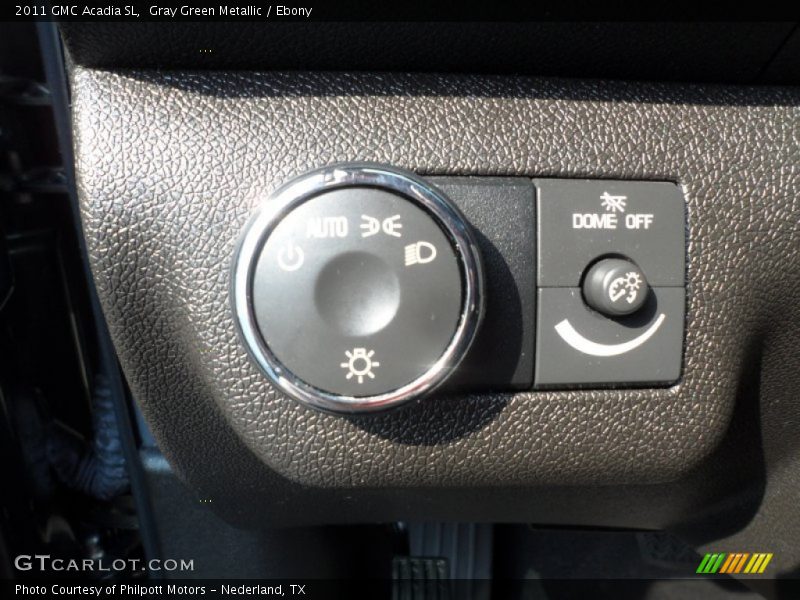 Gray Green Metallic / Ebony 2011 GMC Acadia SL