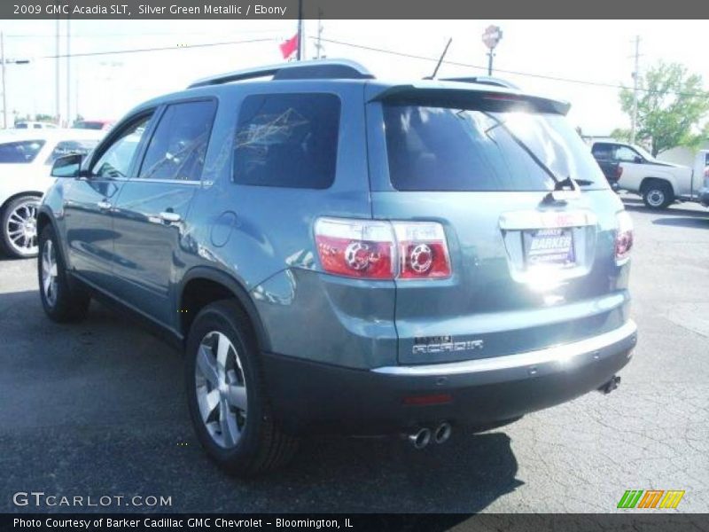 Silver Green Metallic / Ebony 2009 GMC Acadia SLT