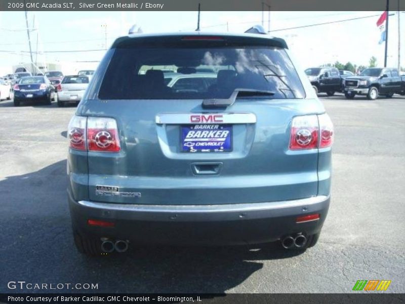 Silver Green Metallic / Ebony 2009 GMC Acadia SLT