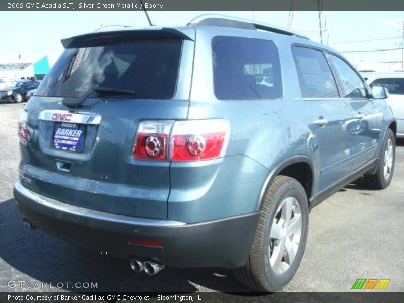 Silver Green Metallic / Ebony 2009 GMC Acadia SLT