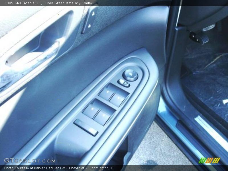 Silver Green Metallic / Ebony 2009 GMC Acadia SLT