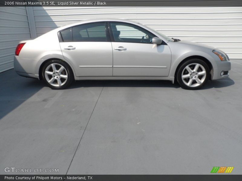 Liquid Silver Metallic / Black 2006 Nissan Maxima 3.5 SE