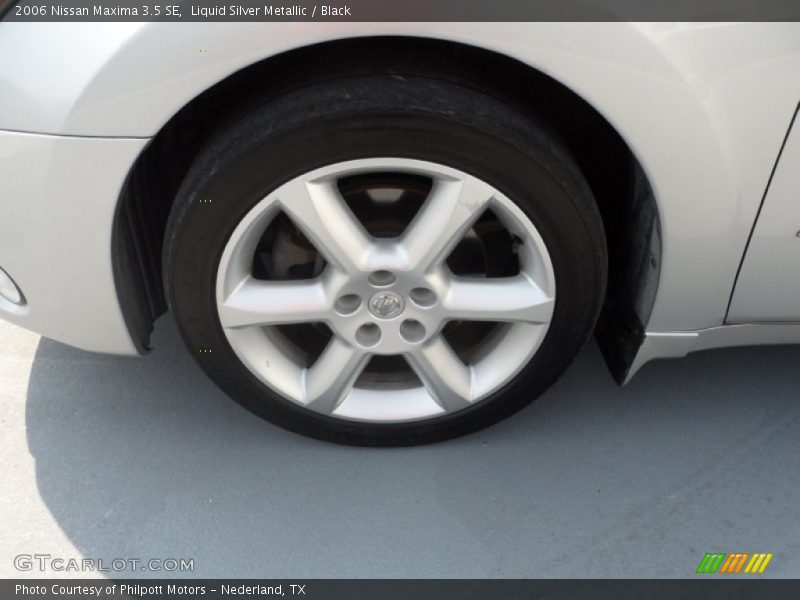 Liquid Silver Metallic / Black 2006 Nissan Maxima 3.5 SE