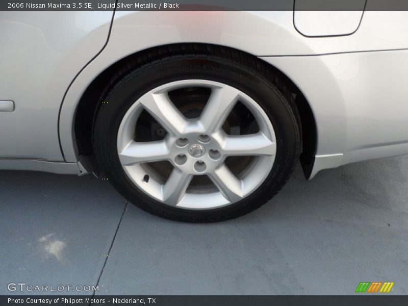 Liquid Silver Metallic / Black 2006 Nissan Maxima 3.5 SE