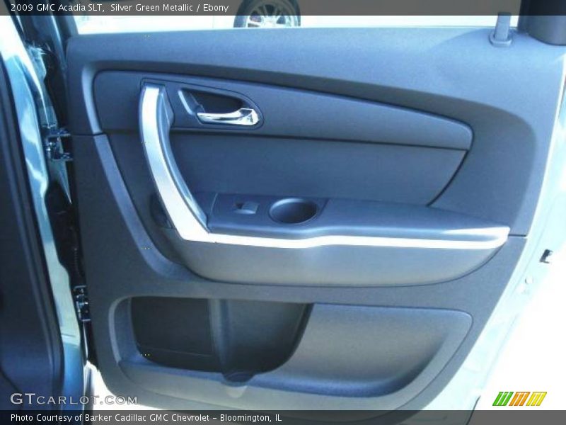 Silver Green Metallic / Ebony 2009 GMC Acadia SLT