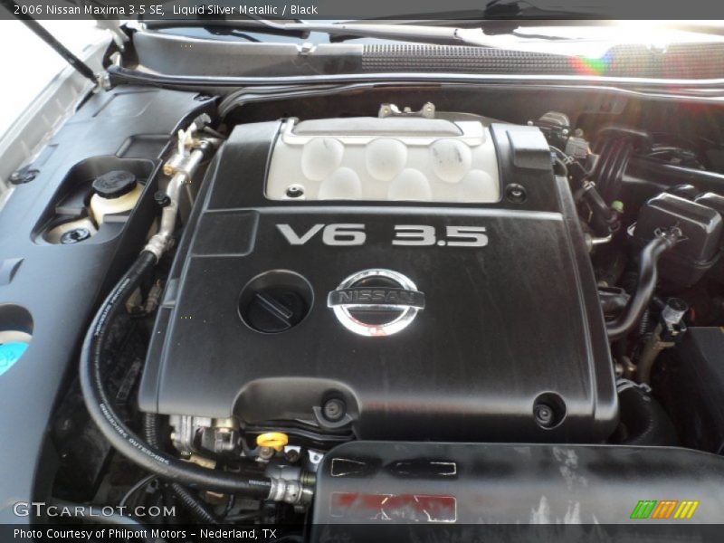 Liquid Silver Metallic / Black 2006 Nissan Maxima 3.5 SE