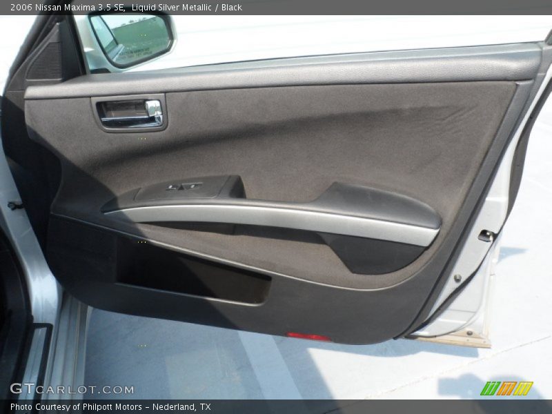 Liquid Silver Metallic / Black 2006 Nissan Maxima 3.5 SE