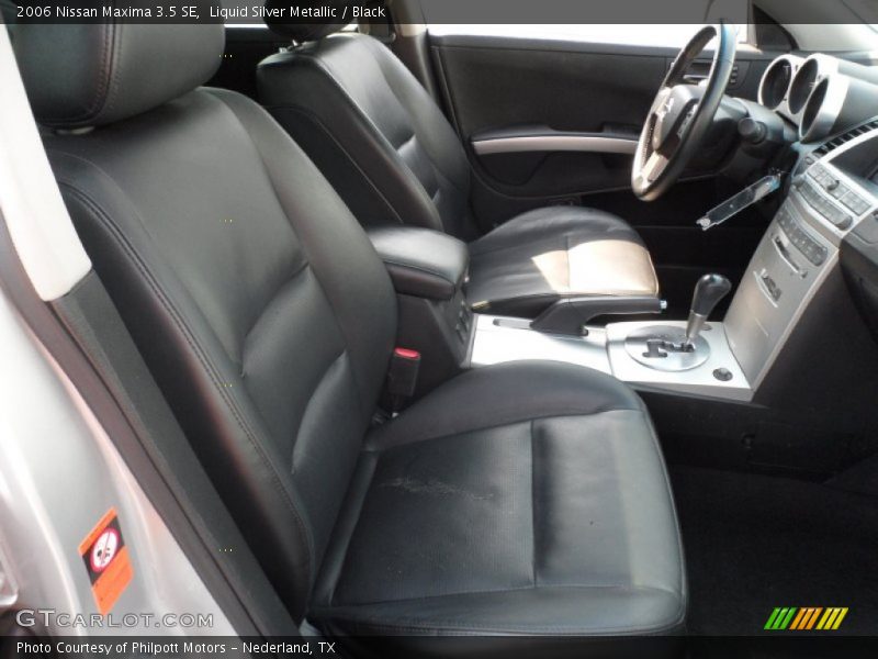 Liquid Silver Metallic / Black 2006 Nissan Maxima 3.5 SE