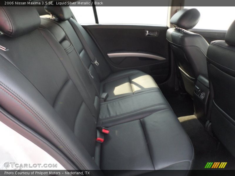 Liquid Silver Metallic / Black 2006 Nissan Maxima 3.5 SE
