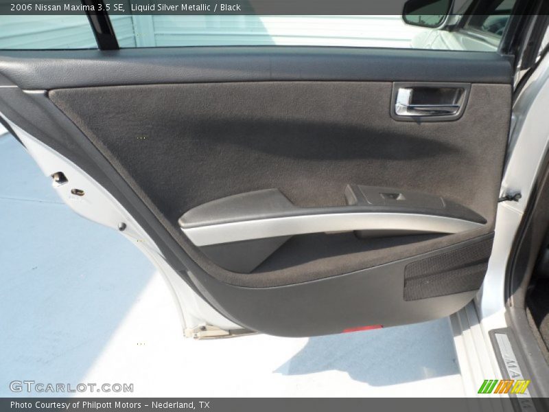 Liquid Silver Metallic / Black 2006 Nissan Maxima 3.5 SE