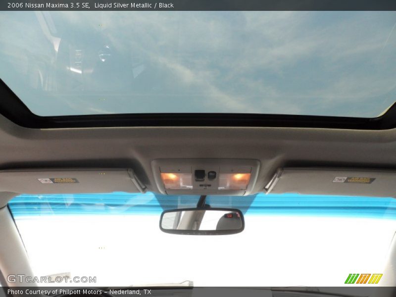 Liquid Silver Metallic / Black 2006 Nissan Maxima 3.5 SE