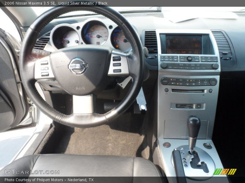 Liquid Silver Metallic / Black 2006 Nissan Maxima 3.5 SE