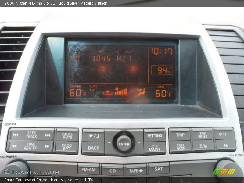 Liquid Silver Metallic / Black 2006 Nissan Maxima 3.5 SE