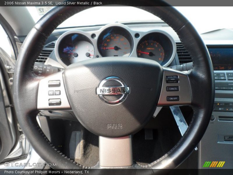 Liquid Silver Metallic / Black 2006 Nissan Maxima 3.5 SE