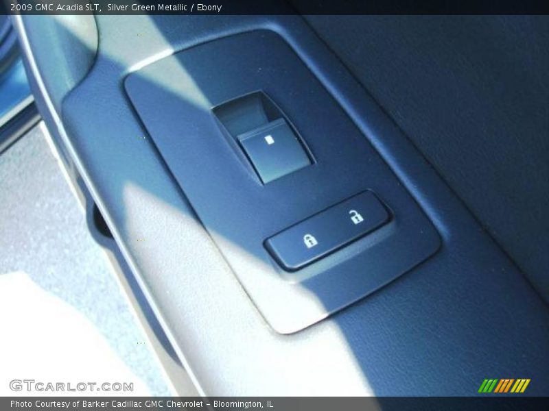 Silver Green Metallic / Ebony 2009 GMC Acadia SLT