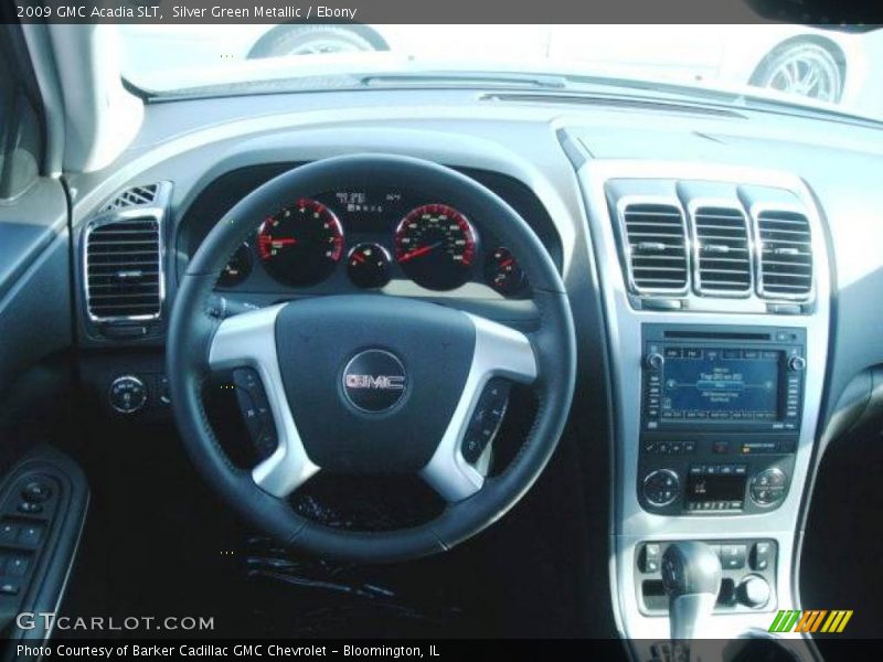 Silver Green Metallic / Ebony 2009 GMC Acadia SLT