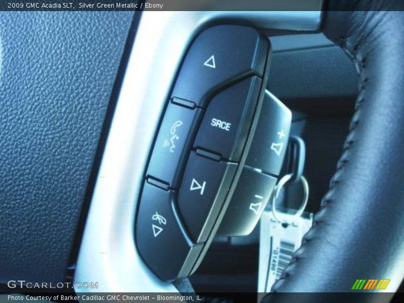 Silver Green Metallic / Ebony 2009 GMC Acadia SLT