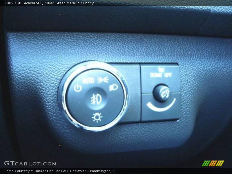 Silver Green Metallic / Ebony 2009 GMC Acadia SLT