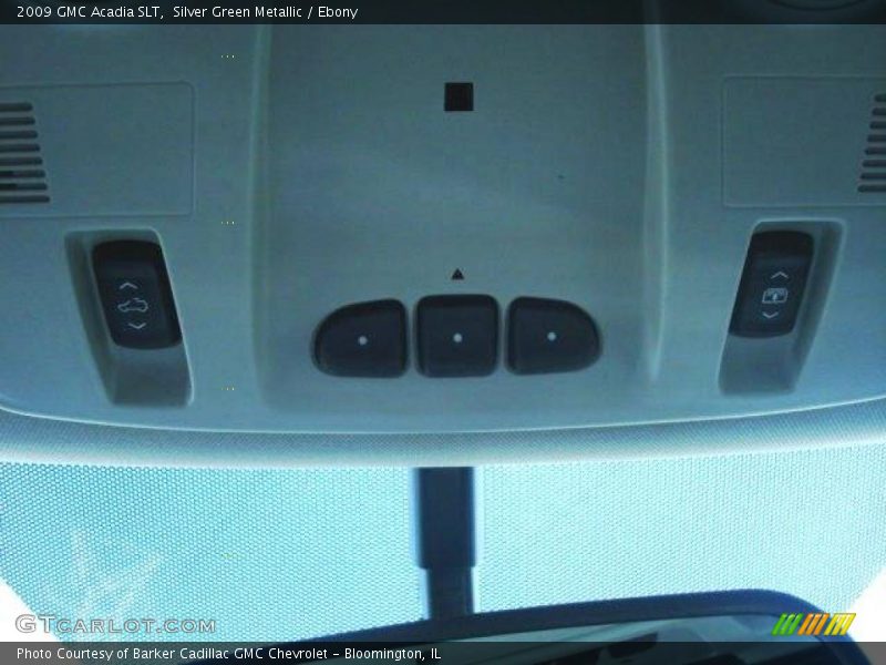 Silver Green Metallic / Ebony 2009 GMC Acadia SLT