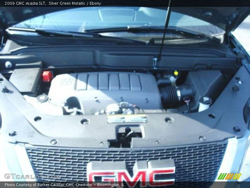 Silver Green Metallic / Ebony 2009 GMC Acadia SLT