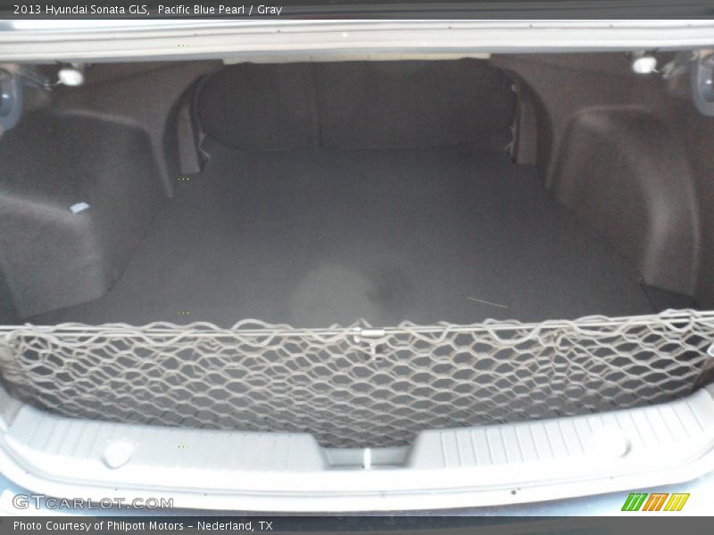 Pacific Blue Pearl / Gray 2013 Hyundai Sonata GLS