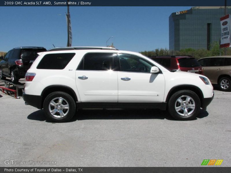 Summit White / Ebony 2009 GMC Acadia SLT AWD