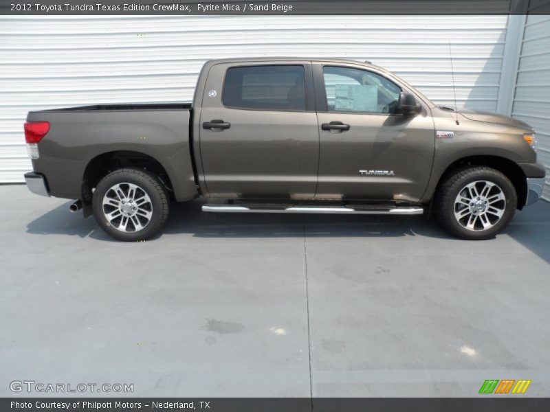 Pyrite Mica / Sand Beige 2012 Toyota Tundra Texas Edition CrewMax