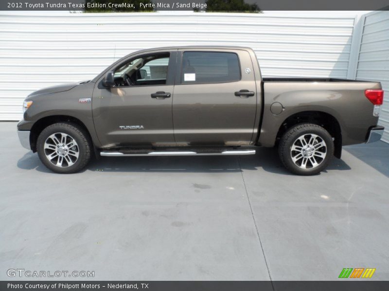 Pyrite Mica / Sand Beige 2012 Toyota Tundra Texas Edition CrewMax