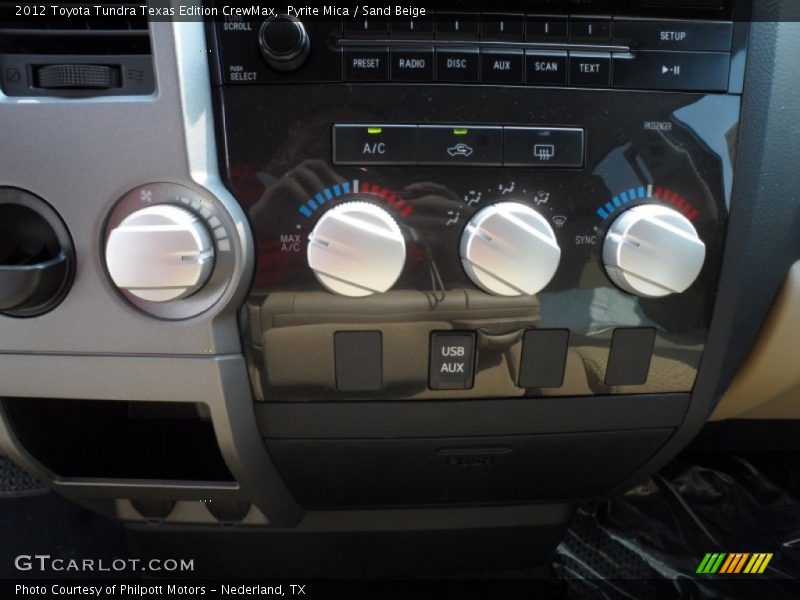 Pyrite Mica / Sand Beige 2012 Toyota Tundra Texas Edition CrewMax