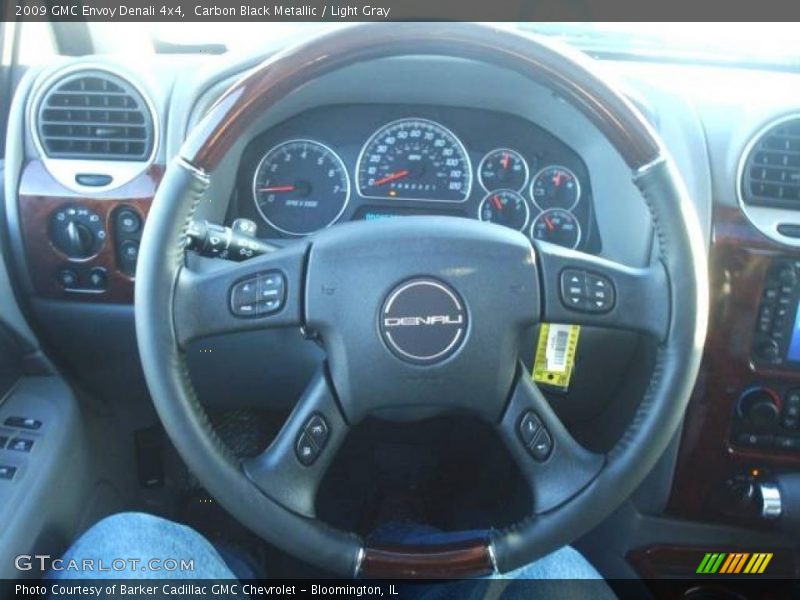 Carbon Black Metallic / Light Gray 2009 GMC Envoy Denali 4x4