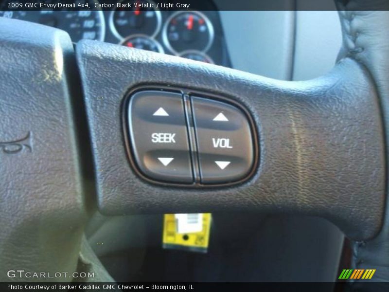 Carbon Black Metallic / Light Gray 2009 GMC Envoy Denali 4x4