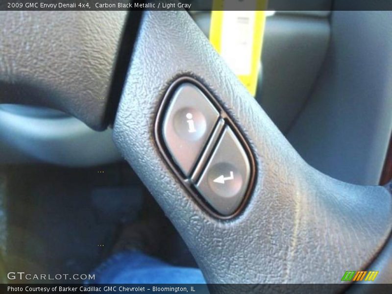 Carbon Black Metallic / Light Gray 2009 GMC Envoy Denali 4x4