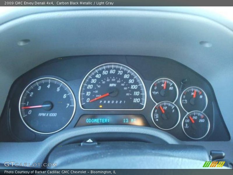 Carbon Black Metallic / Light Gray 2009 GMC Envoy Denali 4x4