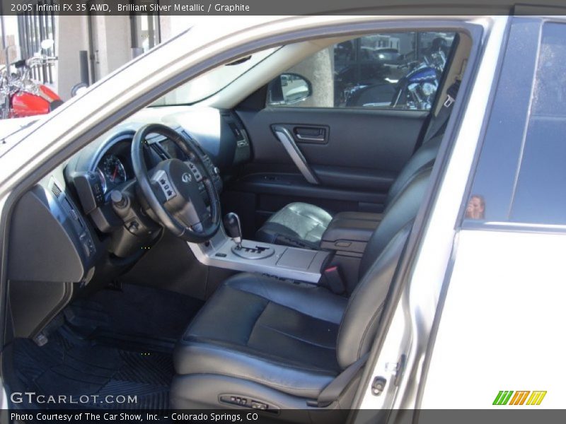 Brilliant Silver Metallic / Graphite 2005 Infiniti FX 35 AWD