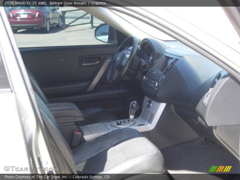 Brilliant Silver Metallic / Graphite 2005 Infiniti FX 35 AWD