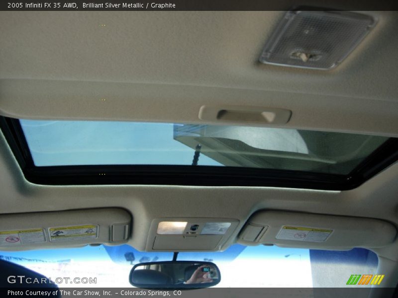 Brilliant Silver Metallic / Graphite 2005 Infiniti FX 35 AWD