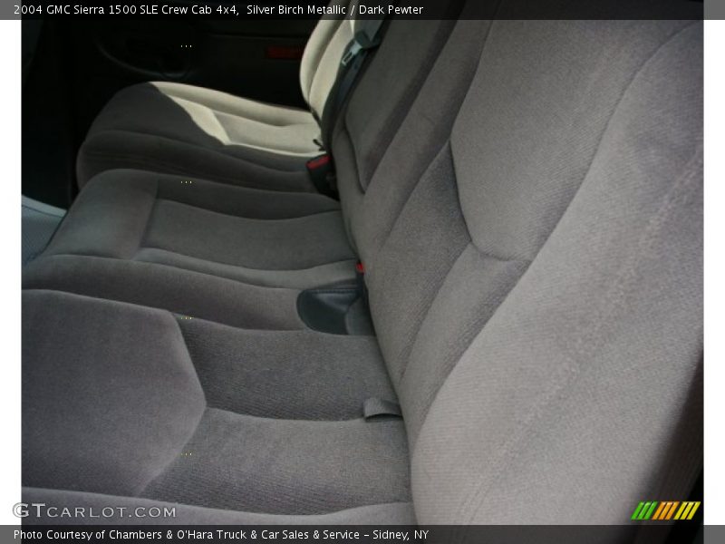 Silver Birch Metallic / Dark Pewter 2004 GMC Sierra 1500 SLE Crew Cab 4x4