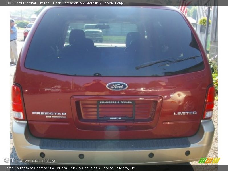Dark Toreador Red Metallic / Pebble Beige 2004 Ford Freestar Limited