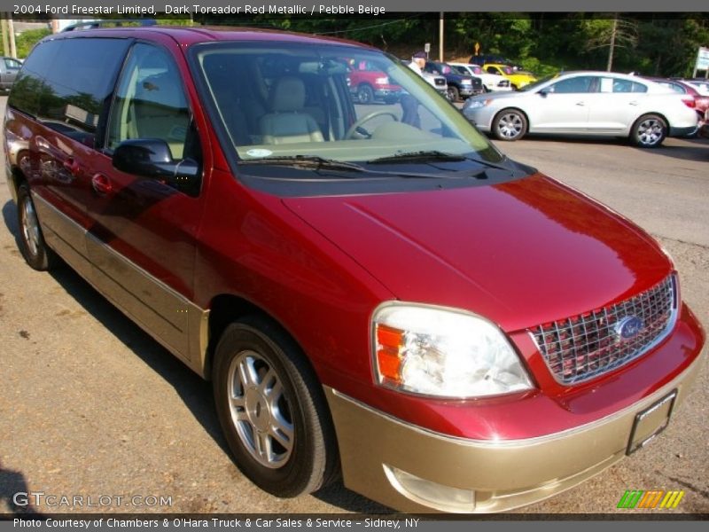 Dark Toreador Red Metallic / Pebble Beige 2004 Ford Freestar Limited