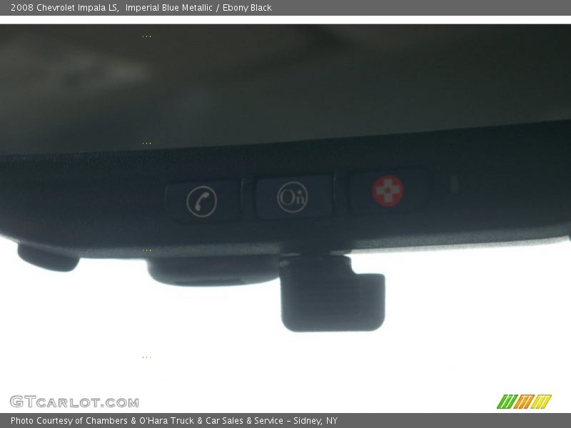 Imperial Blue Metallic / Ebony Black 2008 Chevrolet Impala LS