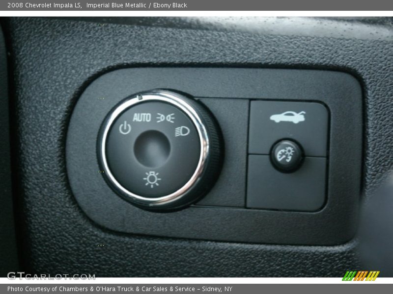 Imperial Blue Metallic / Ebony Black 2008 Chevrolet Impala LS