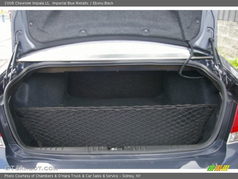 Imperial Blue Metallic / Ebony Black 2008 Chevrolet Impala LS
