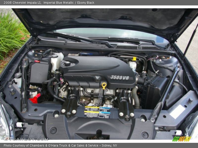 Imperial Blue Metallic / Ebony Black 2008 Chevrolet Impala LS