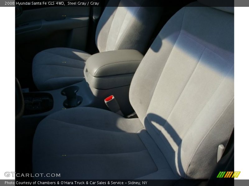 Steel Gray / Gray 2008 Hyundai Santa Fe GLS 4WD