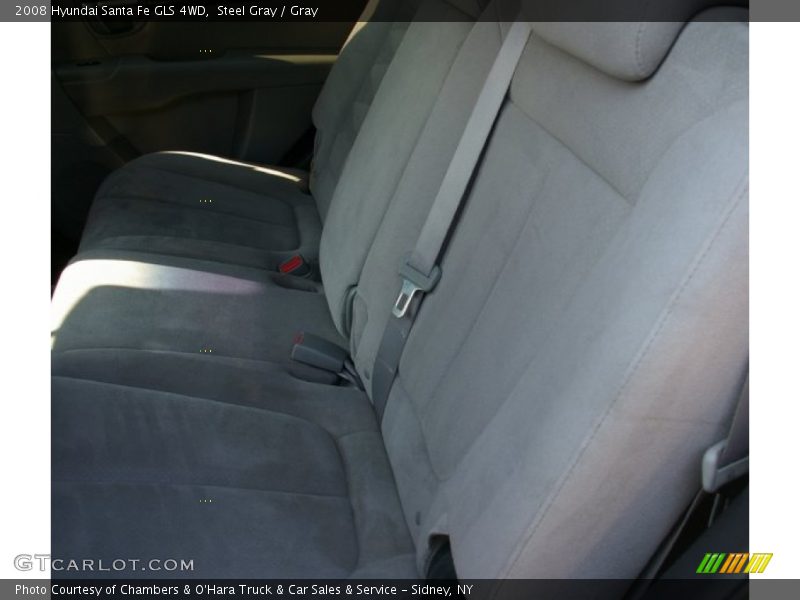 Steel Gray / Gray 2008 Hyundai Santa Fe GLS 4WD