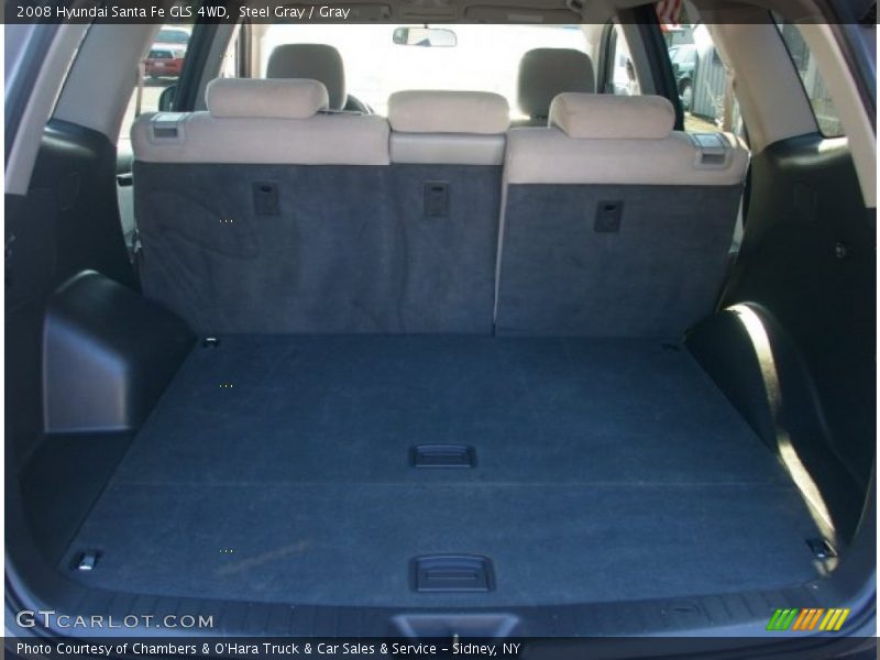 Steel Gray / Gray 2008 Hyundai Santa Fe GLS 4WD