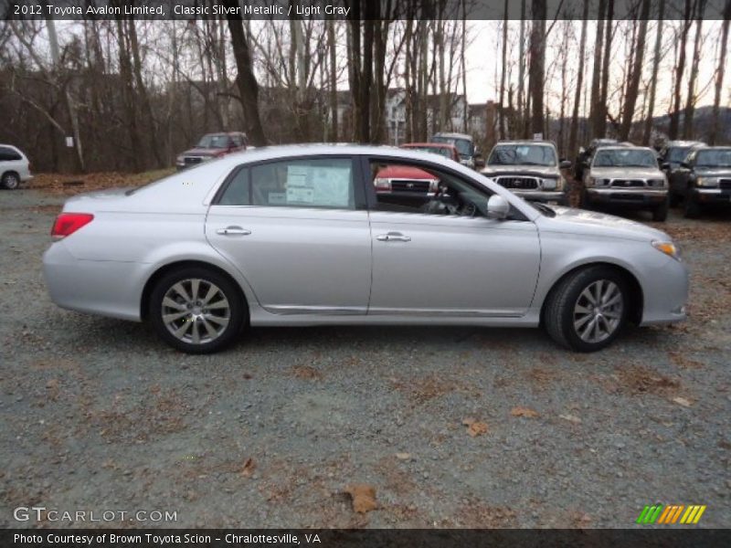 Classic Silver Metallic / Light Gray 2012 Toyota Avalon Limited